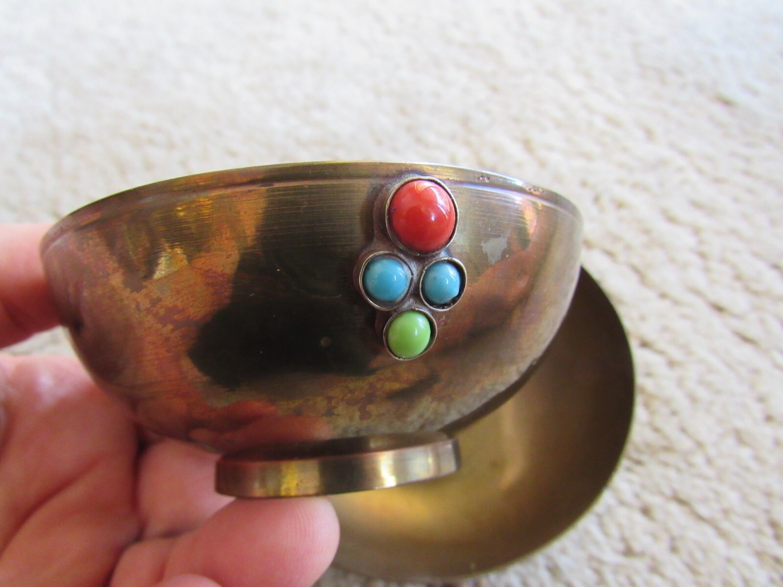 Vintage East Indian Brass Bowl Set