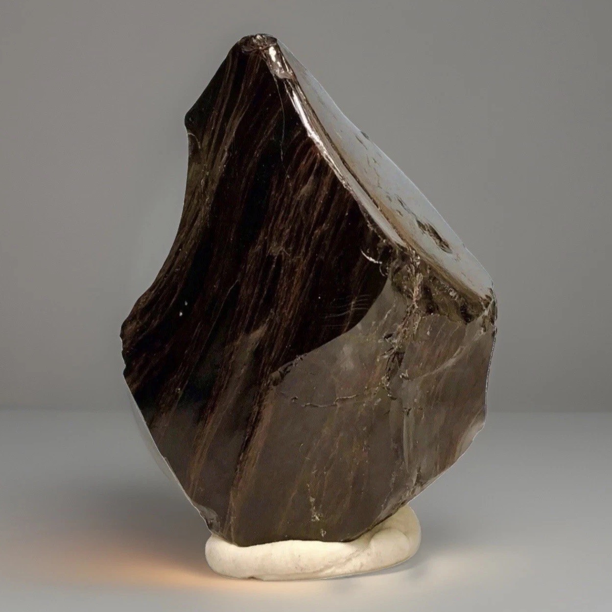 SHAMANIC STONE: Ultra Rare Gold Sheen Obsidian Crystal w/Snowflakes Raw Gemstone