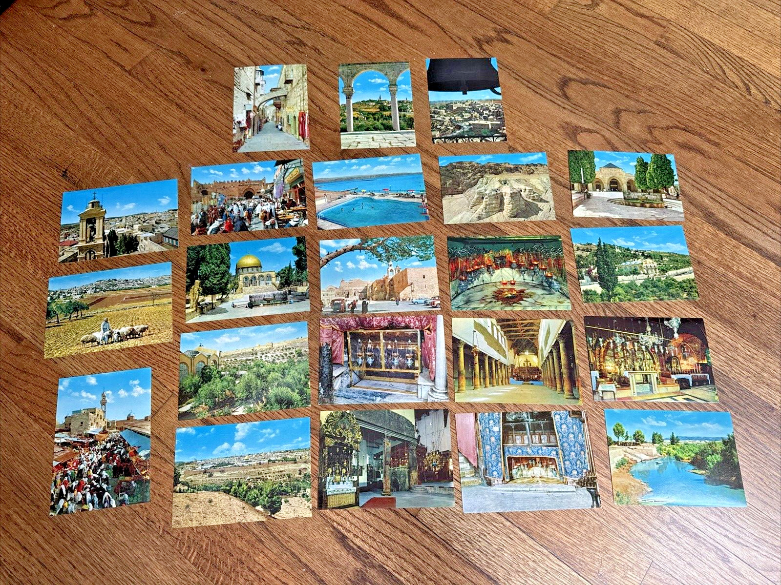 SUPER COOL Lot of 22 Historic Postcards from pre-1967 East Jerusalem (Jordan)