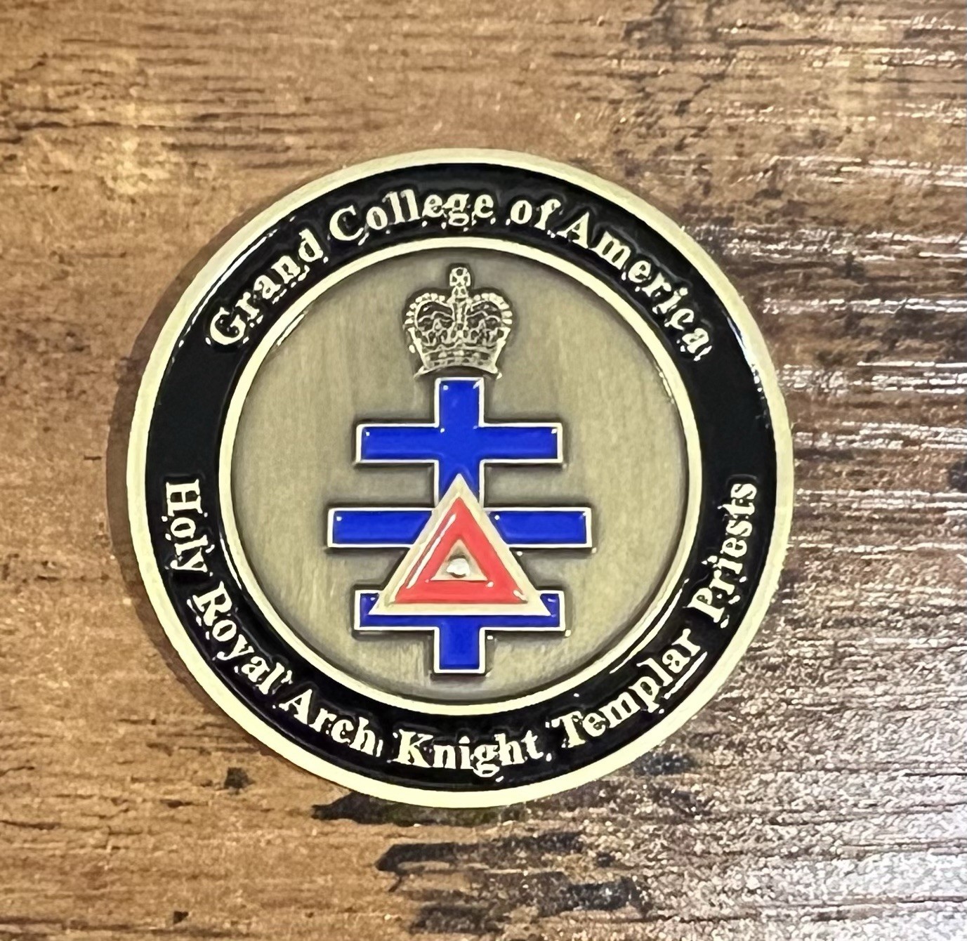 Grand College Of America Holy Royal Arch Knight Templar Priests Challenge Coin
