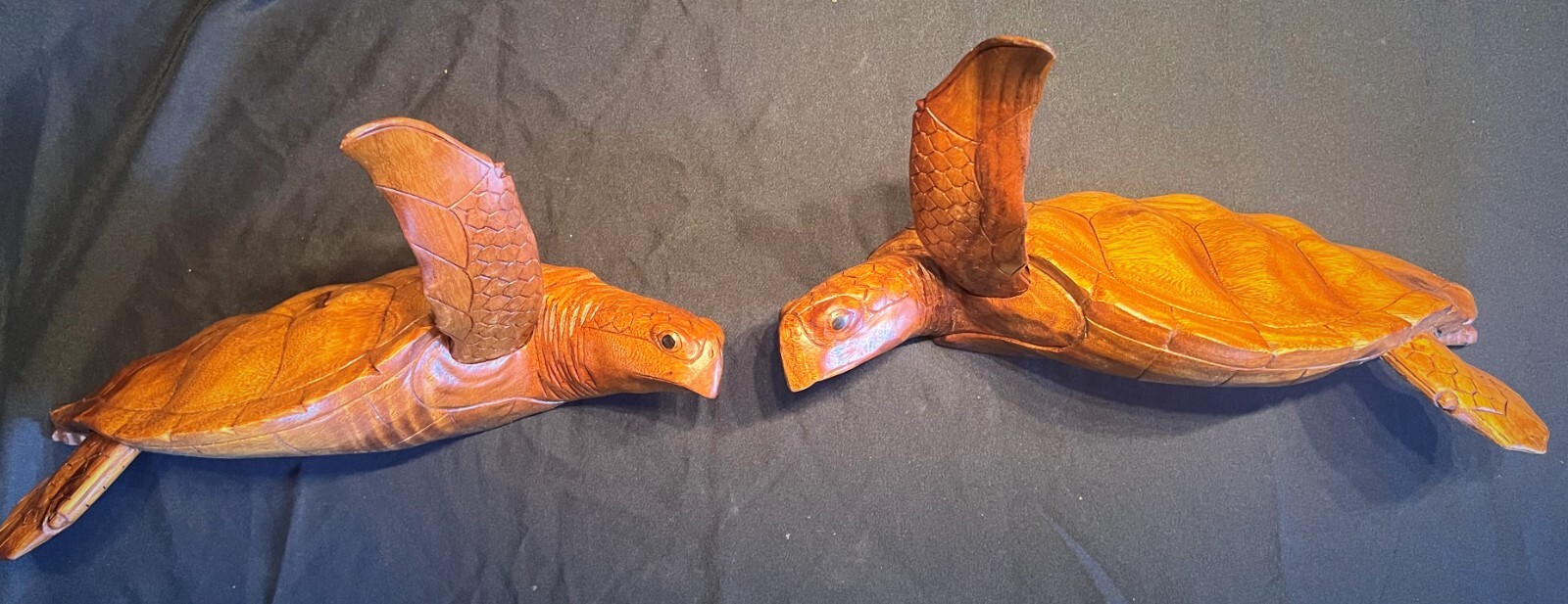 Logger Head Sea Turtle Wood Carving/Sculpture Wall ART