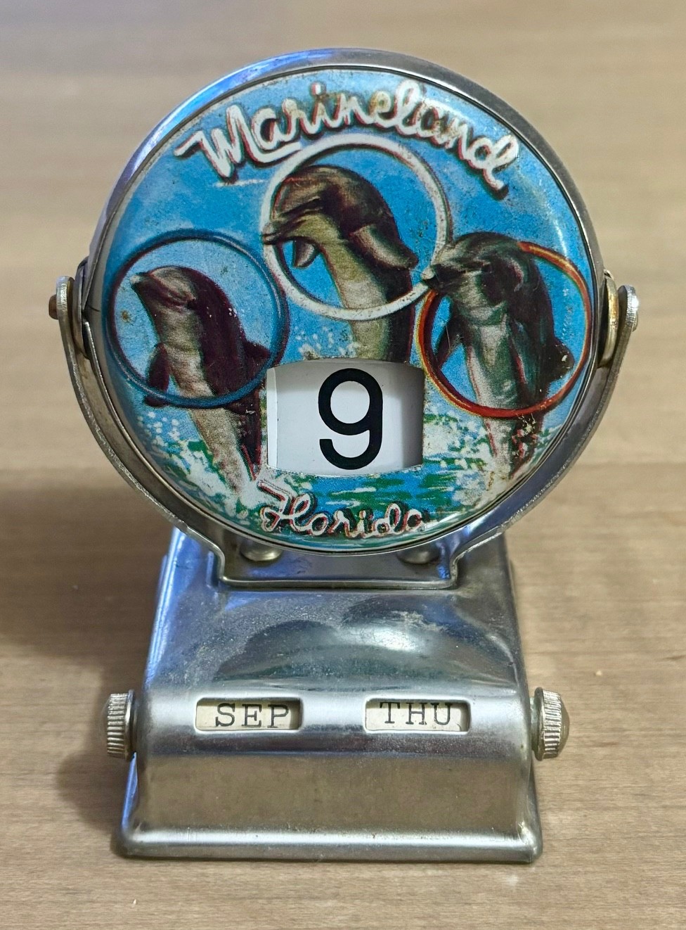 Vintage 1960s Marineland Florida Souvenir Flip Calendar