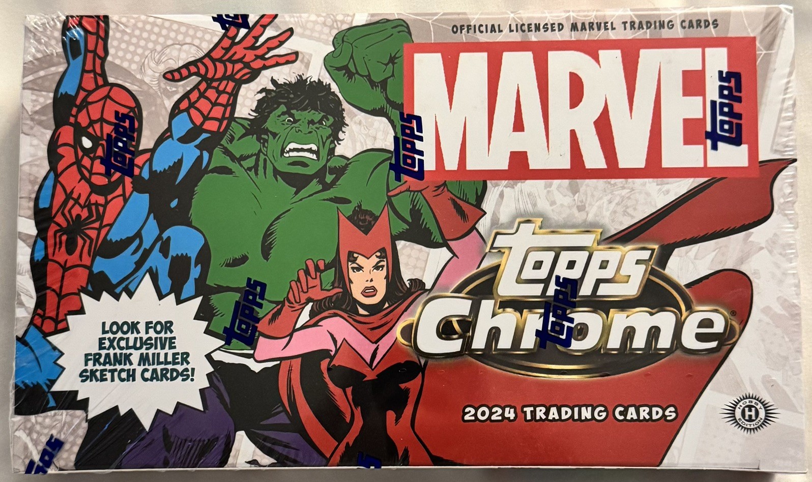 2024 Topps Chrome Marvel Hobby Box Factory Sealed 