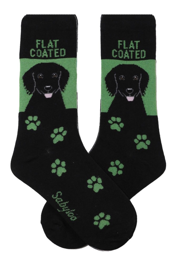 Flat Coated Retriever Crew Socks Unisex