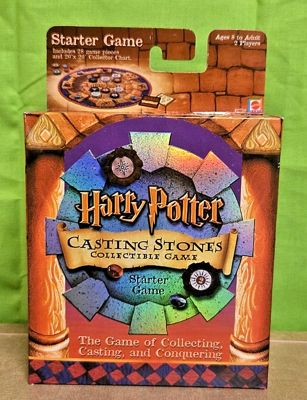 NEW MATTEL Harry Potter Casting Stones Collectible Starter Game Sealed 2001