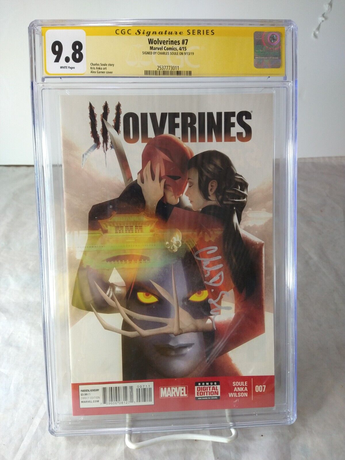 Wolverines #7 CGC 9.8 Signed by Charles Soule