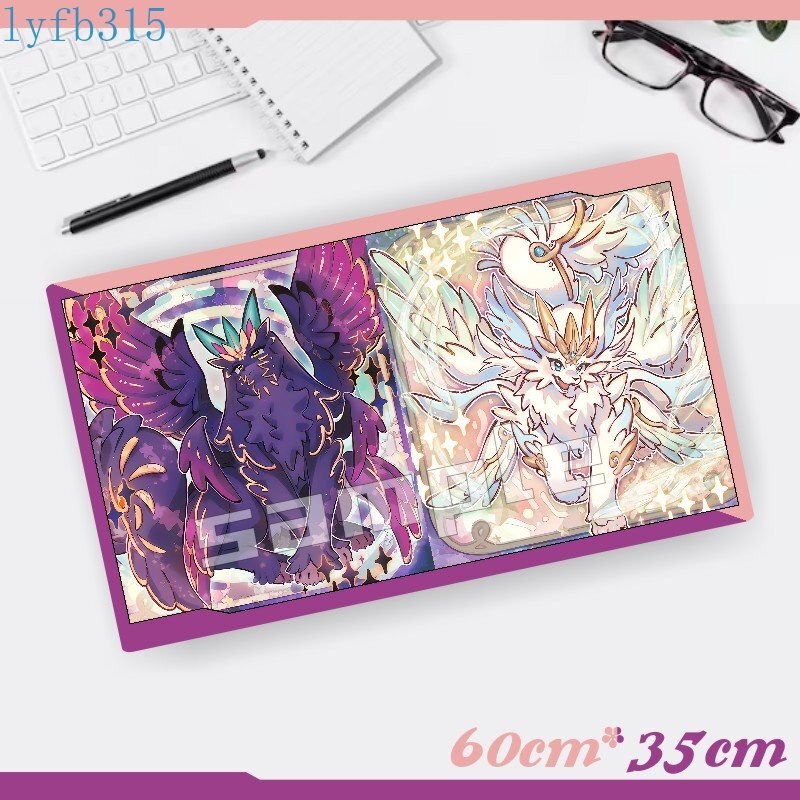 Yu-Gi-Oh Purrely Keyboard Mouse Pad Desk Card Pad Game Playmat 35x60cm #C