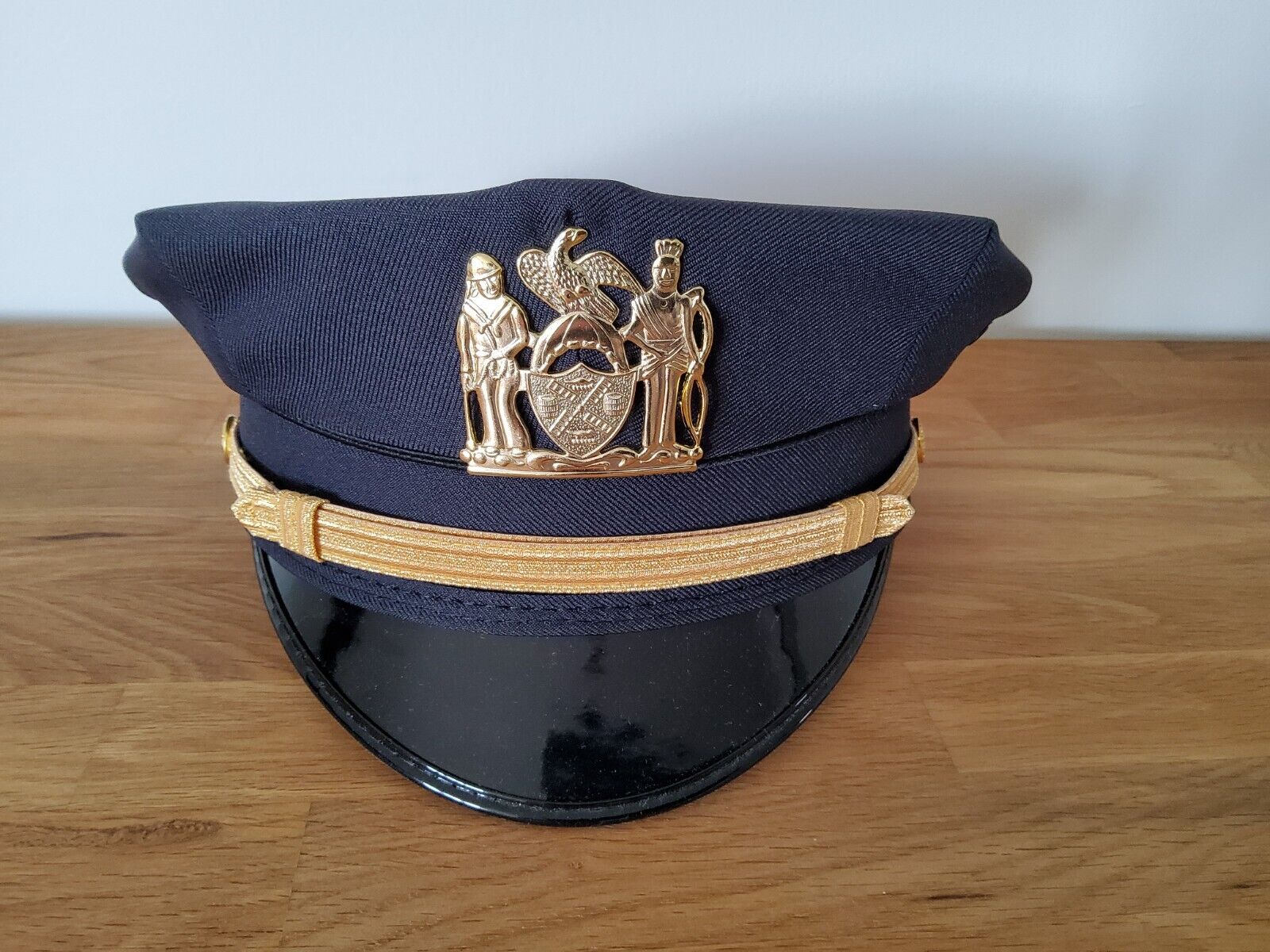 NYPD New York Sergeant POLICE HAT CAP VINTAGE EXCELLENT CONDITION 