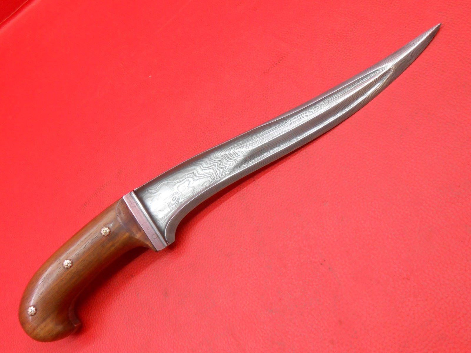 Indo Persian Mughal Islamic Presentation Damascus Pesh Kubz Dagger S522