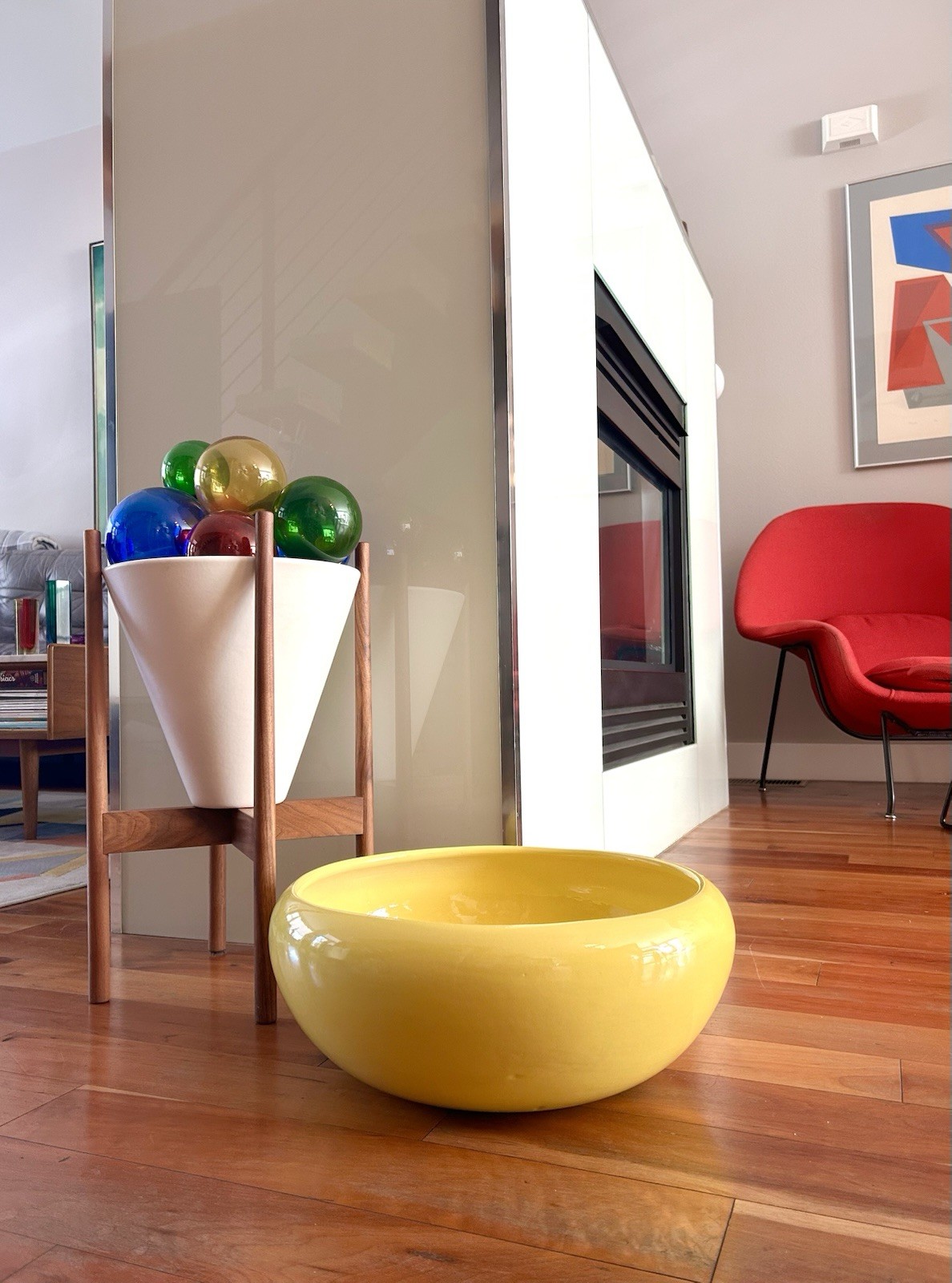 VINTAGE Mid Century Modern PPP Premier Pottery Products 464 Orb PLANTER