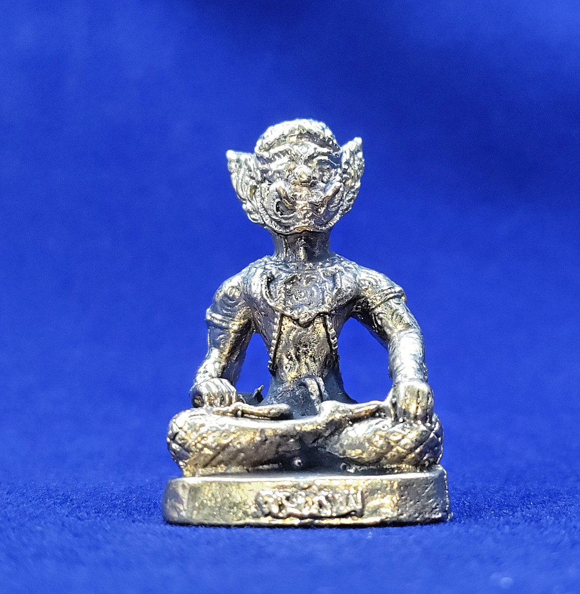 Phra Phirap Brass Amulet Thai Hindu God Protection Wealth Success Talisman