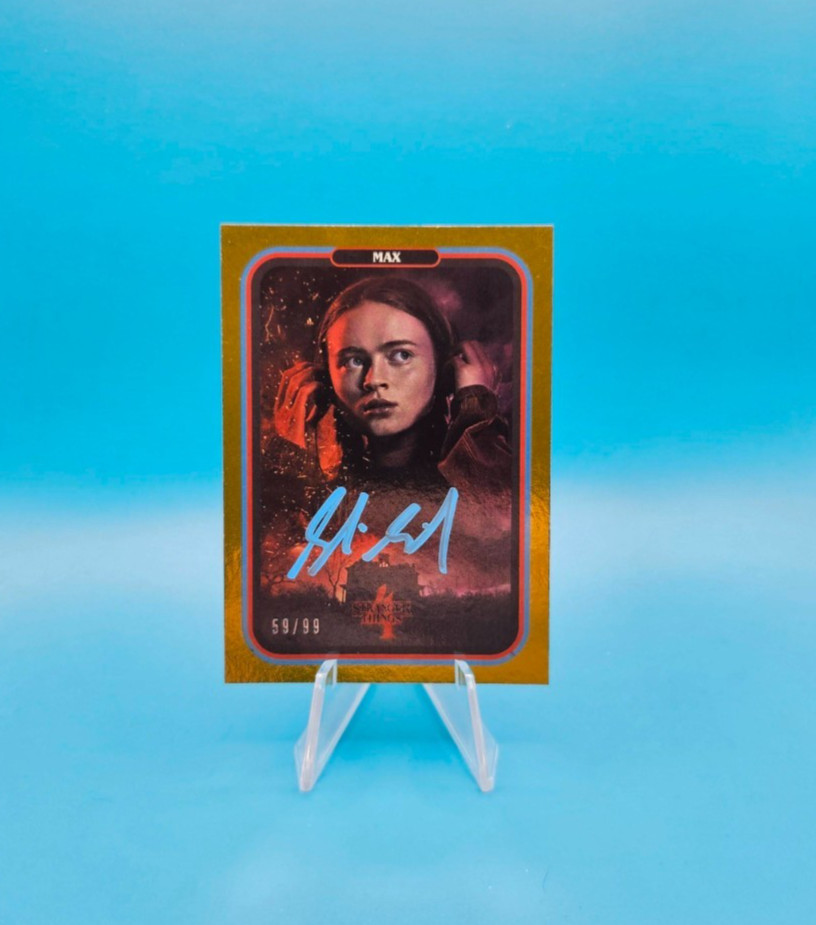 2022 Zerocool Stranger Things SADIE SINK / Max Mayfield Auto /99 Foil - SWAU
