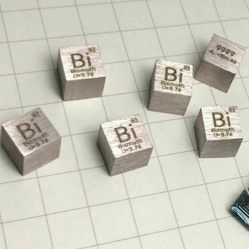 Rare Metal 10mm/25.4mm Density Cube 99.95% Pure for Element Collection