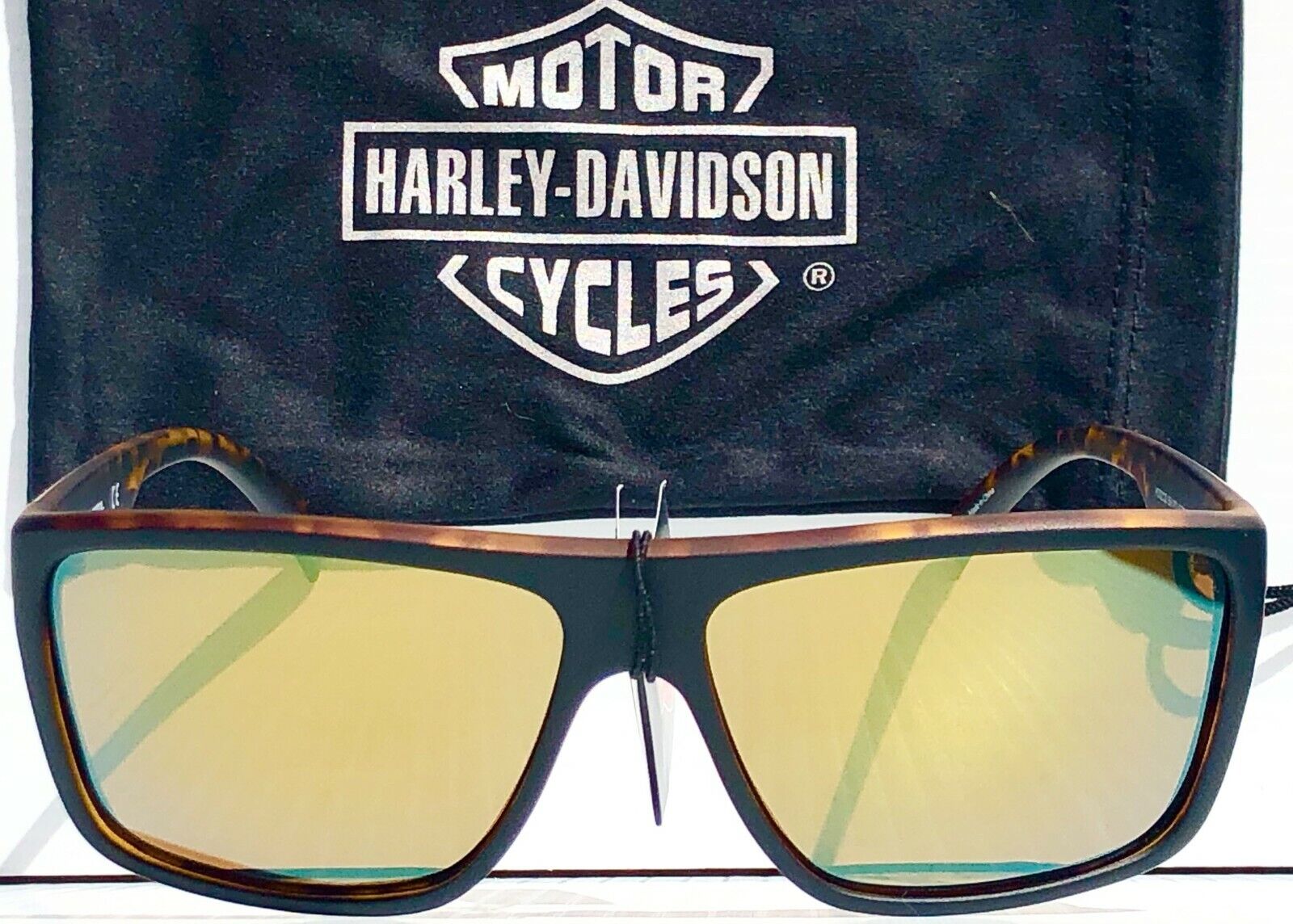 NEW* Harley-Davidson HD203 Tortoise Matte frame Bronze Green lens Sunglass