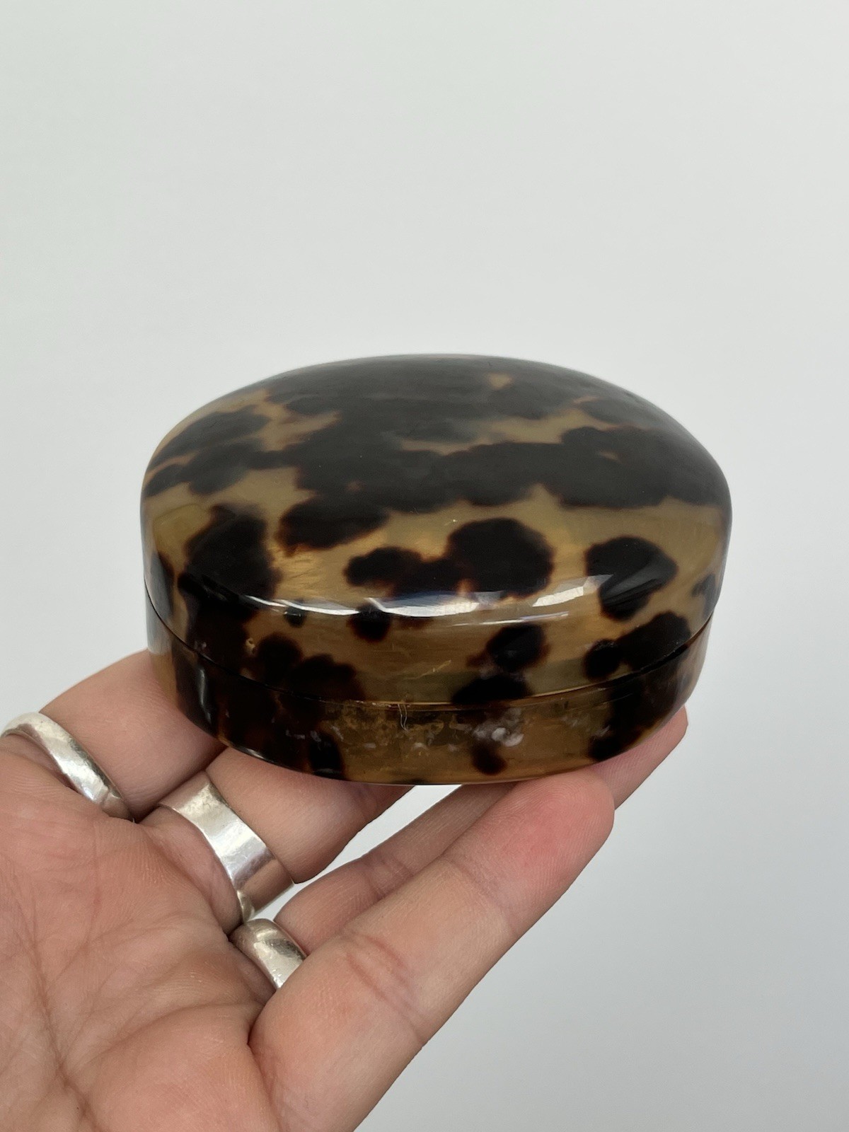 Antique Faux Tortoise Shell French Snuff Box