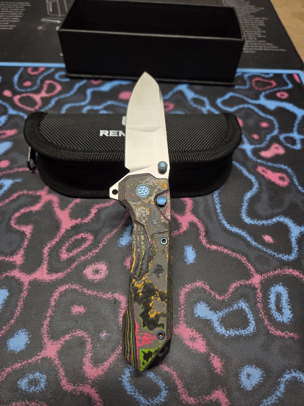 REMETTE COSMIC  KNIFE 80s Camo Carbon BROP Exclusive