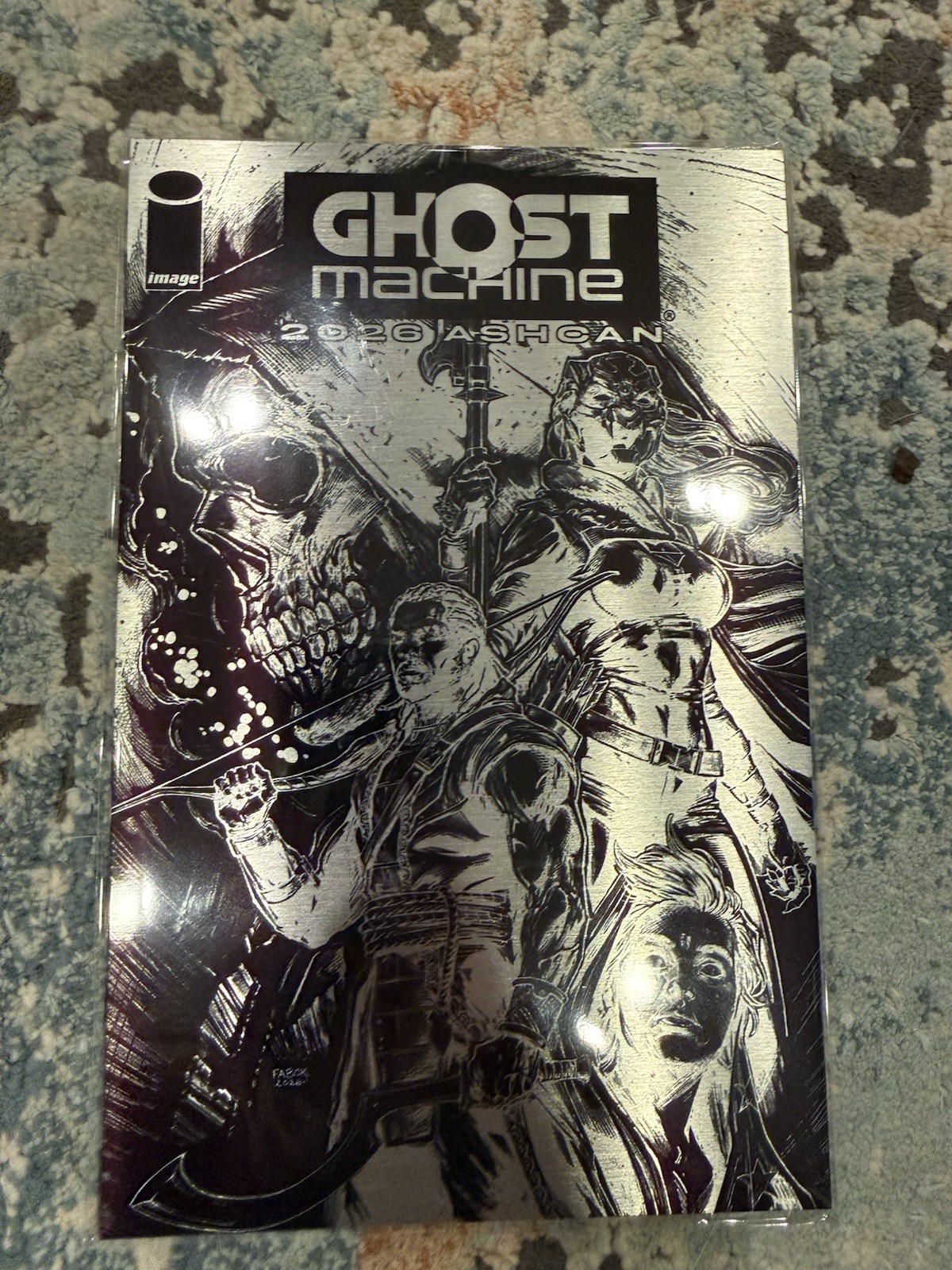Ghost Machine 2026 SDCC Ashcan -  Image Comics STEEL / metal Edition - LE10