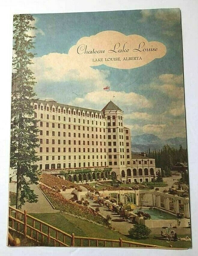 June 1960 Chateau Lake Louise Luncheon Menu, Alberta - Canadian Pacific Hotels 