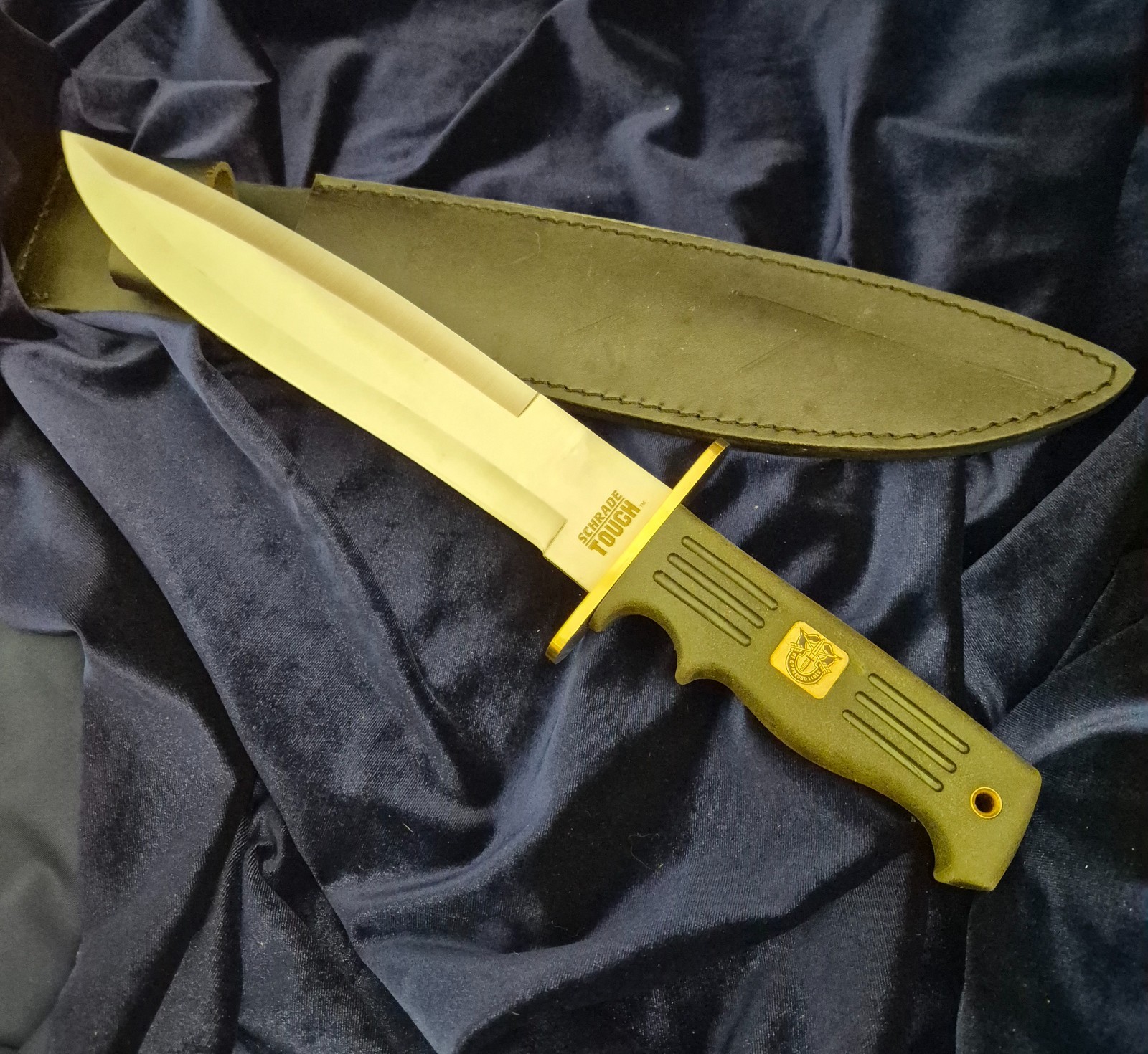 Schrade Tough SCHSM Special Forces De Oppresso Liber Bowie Knife 17\