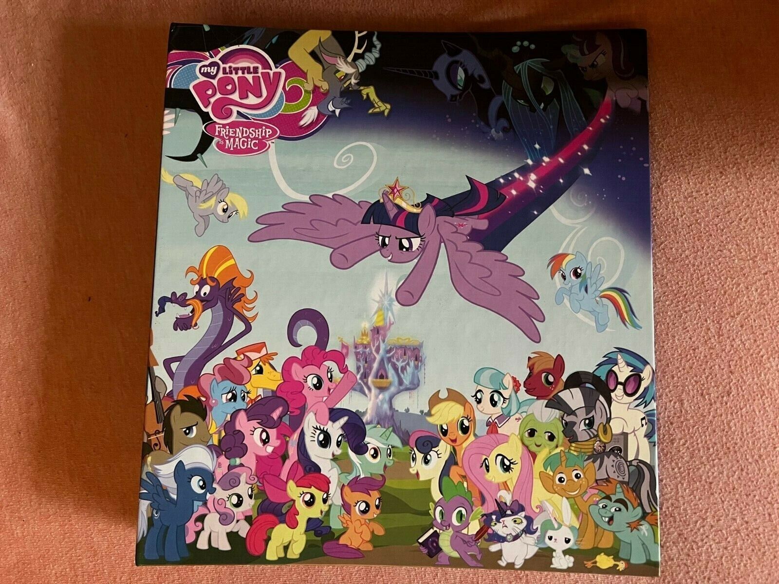 New My Little Pony Friendship is Magic Binder with 9 card foil puzzle set