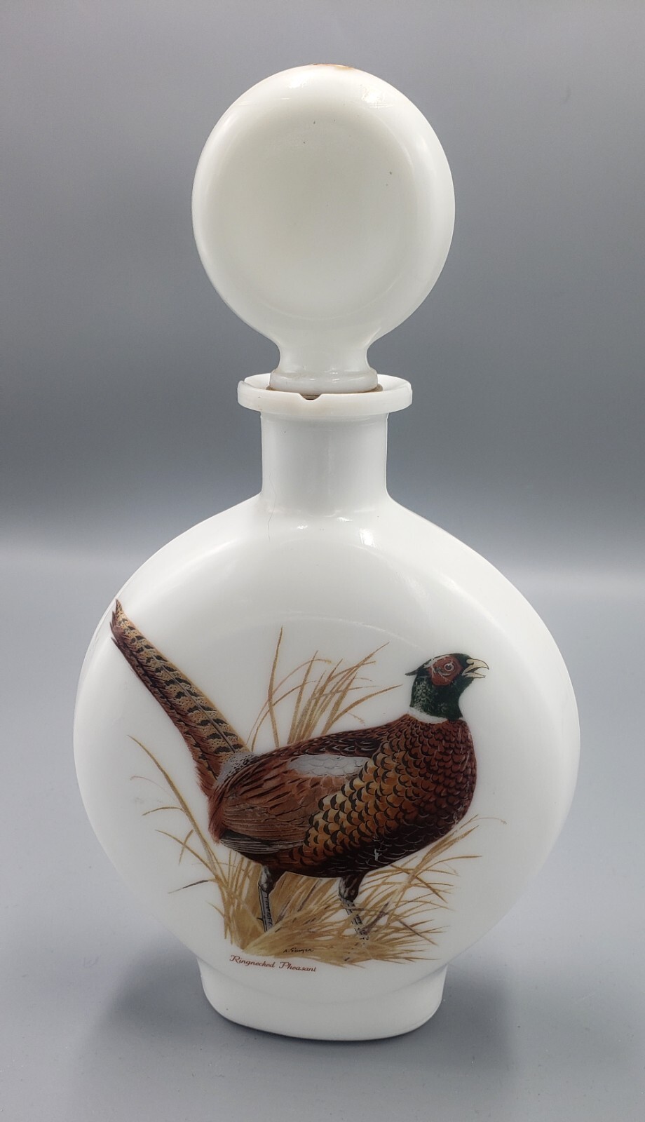 Ringtail Pheasant Decanter 1969 Fieldbirds by A Singer Empty Bottle Dant Ringtail Pheasant Decanter 1969 Fieldbirds by A Singer Empty Bottle Dant