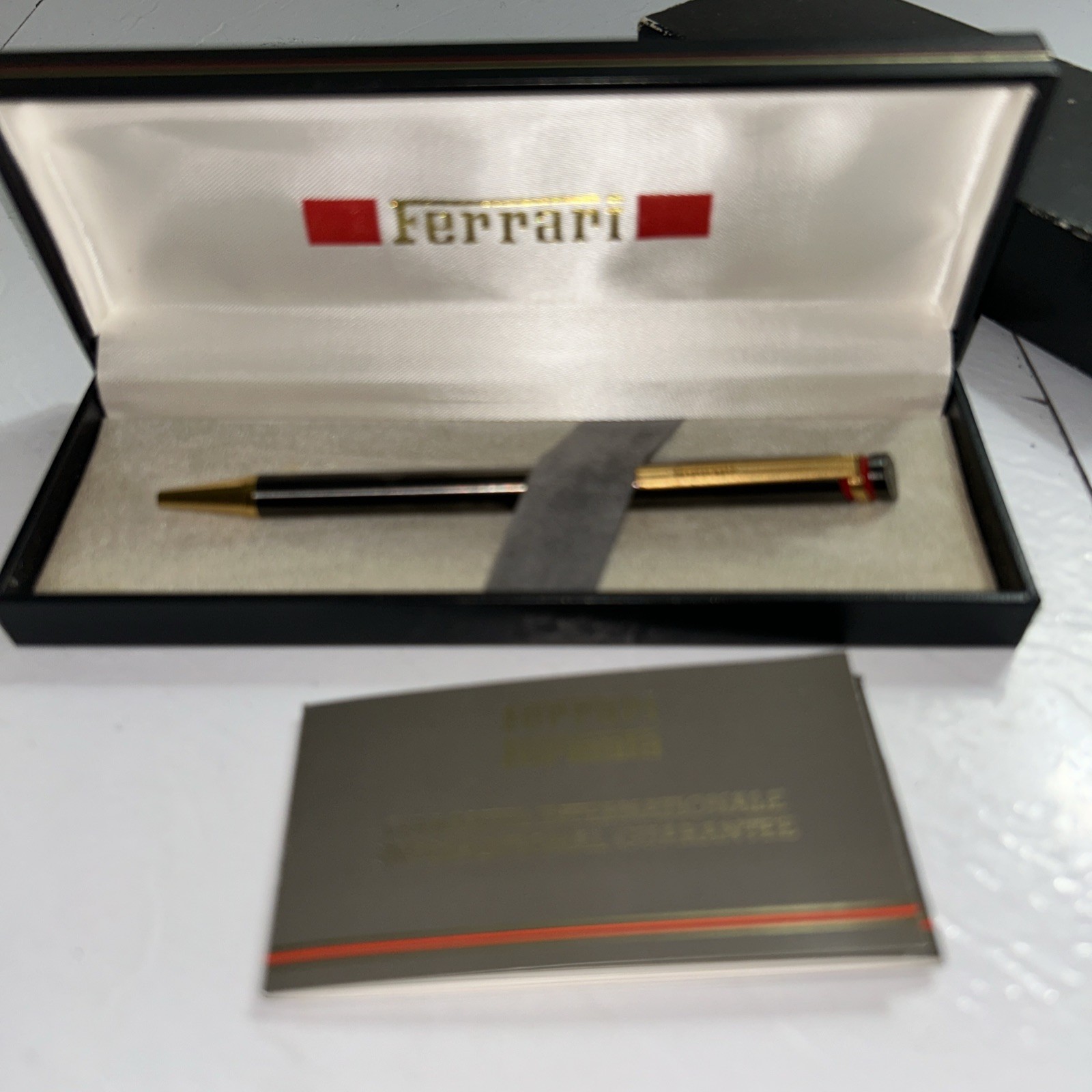 Vintage Ferrari Formula Pen 1980s-1990s With Case