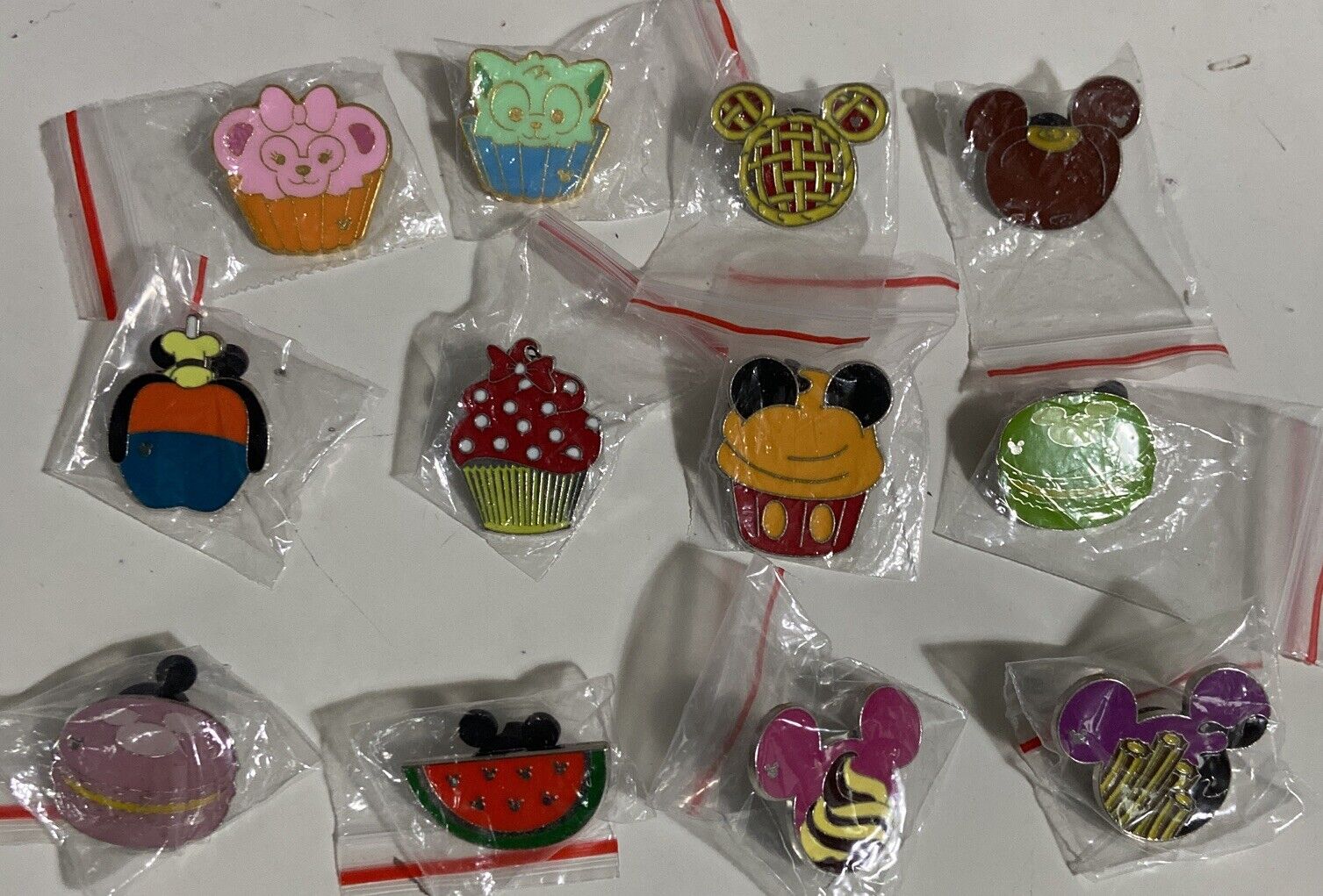 Disney FOOD RELATED Pins lot of  12