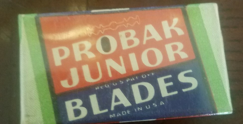 Probak Junior Blades Made in U.S.A. Rare Vintage 