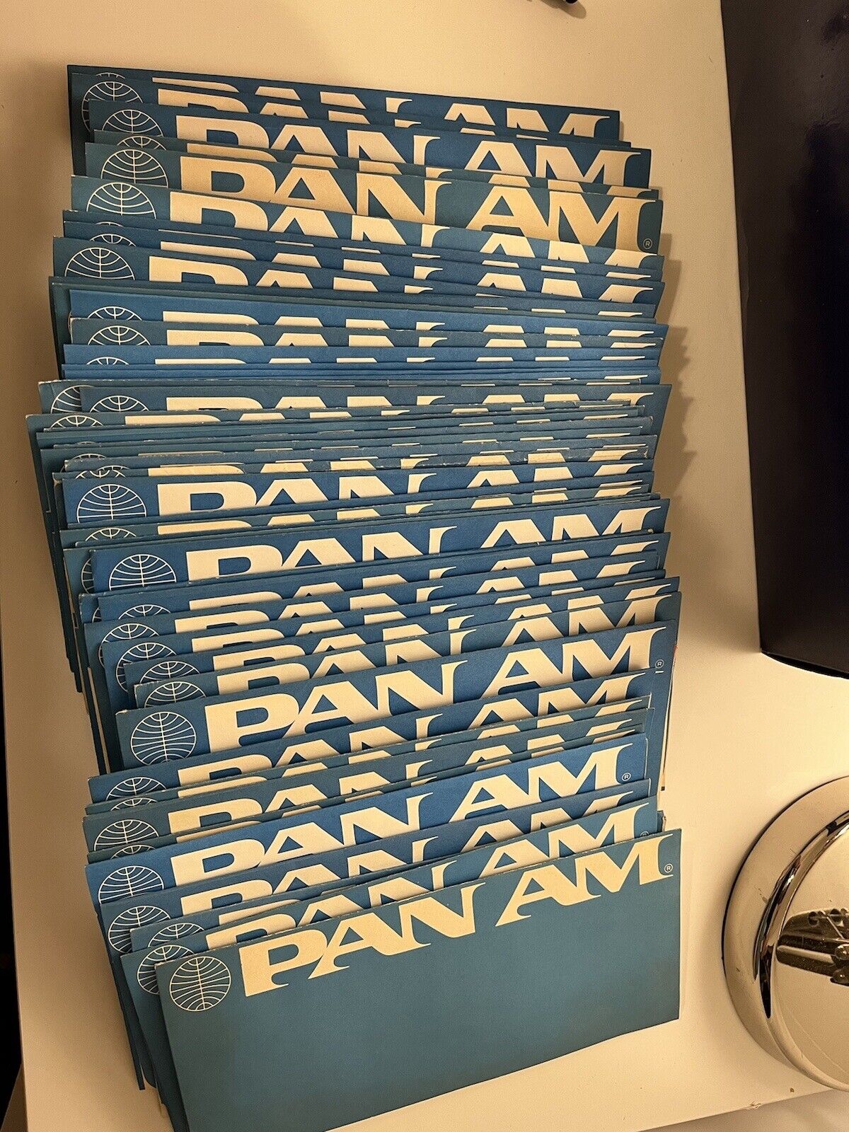 Vintage Pan Am Passenger Tickets - Former Employees - 1970s-1990 SINGLE TICKET