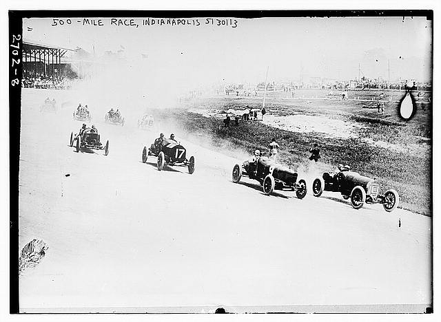 Photo:Indianapolis Indiana 1910s Indy 500 Automobile Race Cars