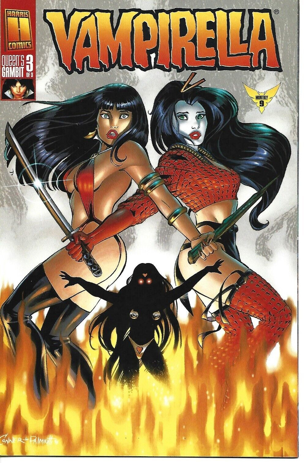 VAMPIRELLA MONTHLY #9 HARRIS COMICS 1998 BAGGED AND BOARDED