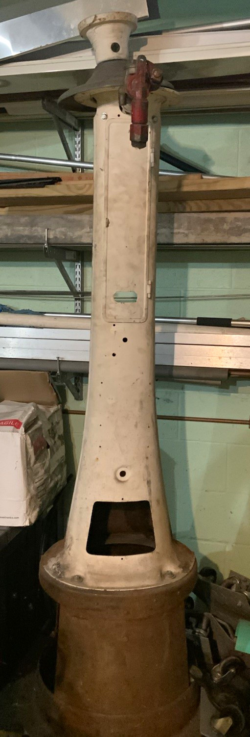 Vintage Gas Pump Pedestal/Column Base, Fueling System Unit, As Pictured
