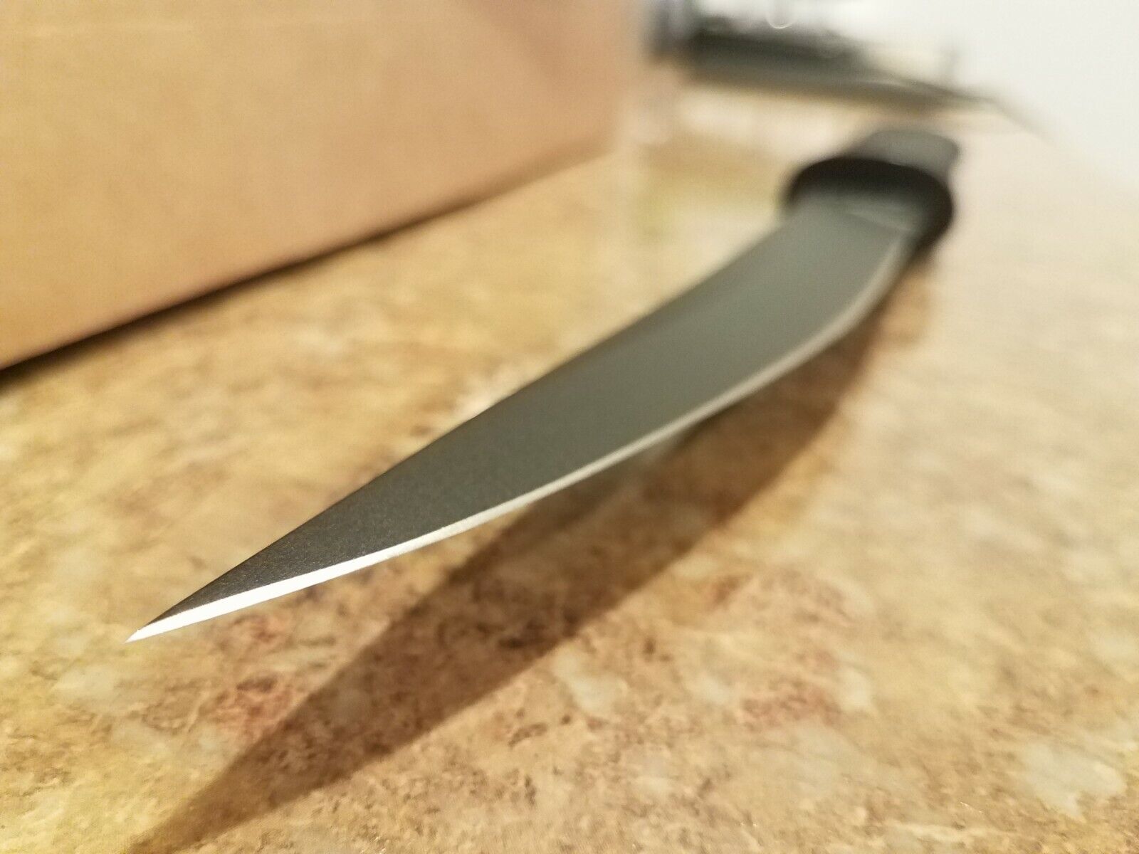 Crkt 2907 Hissatsu Black fixed blade knife