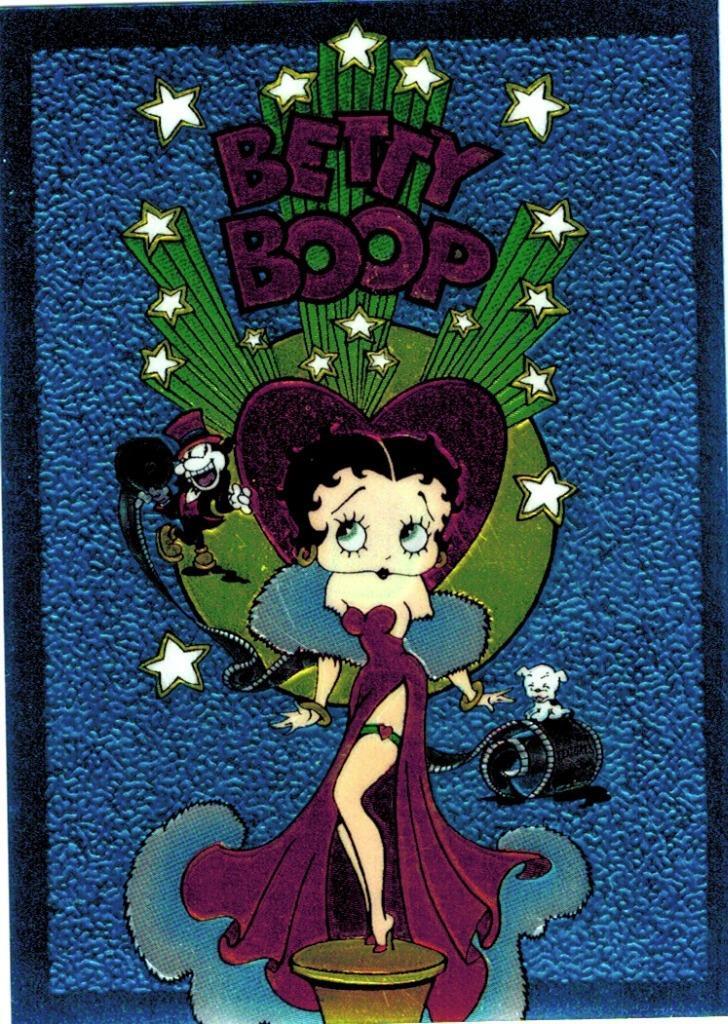 1996 Krome Betty Boop Chromium Promo Card