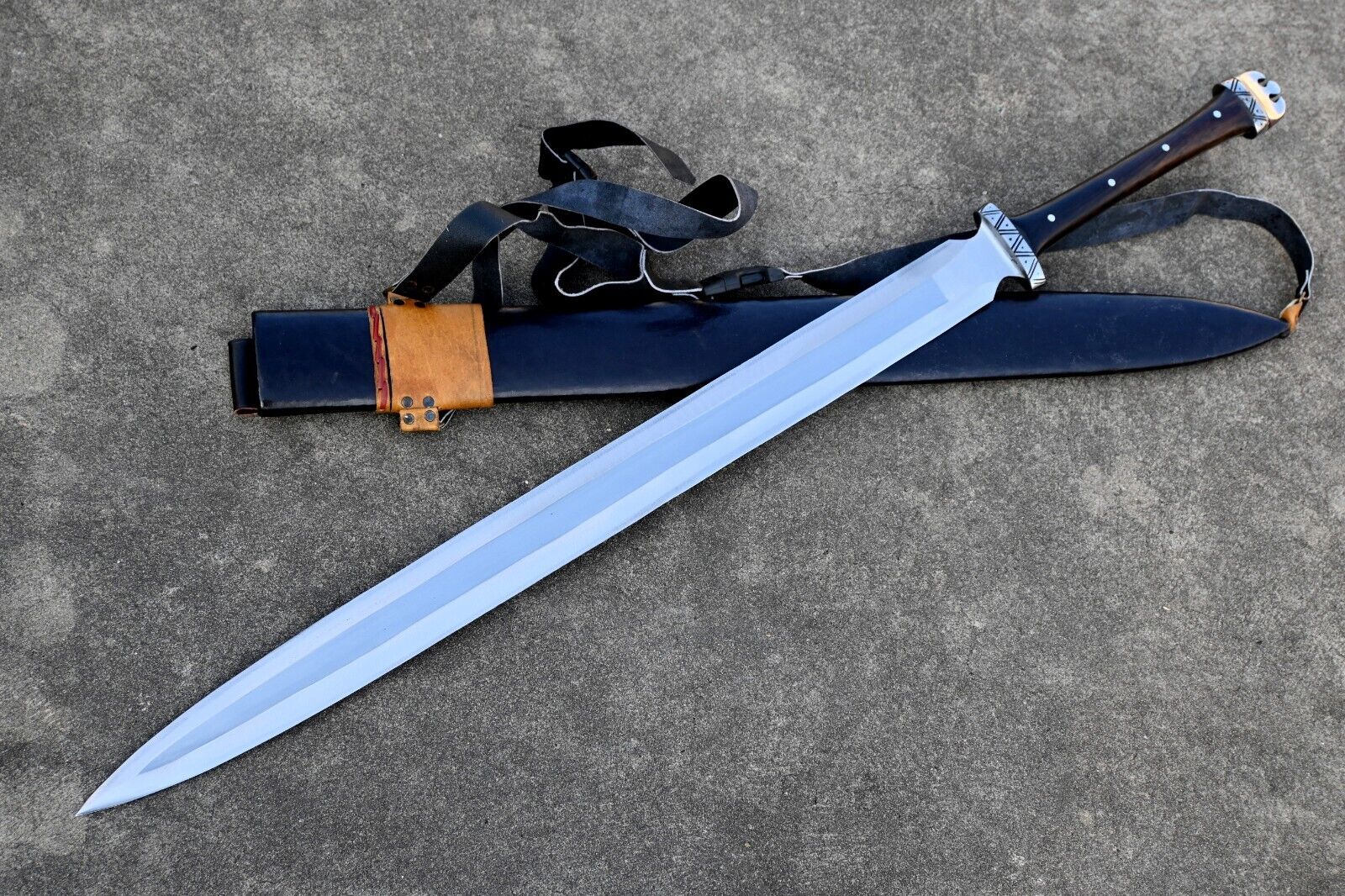 Norseman Viking Sword-28 inches Handmade sword-Hunting, Tactical,Combat sword