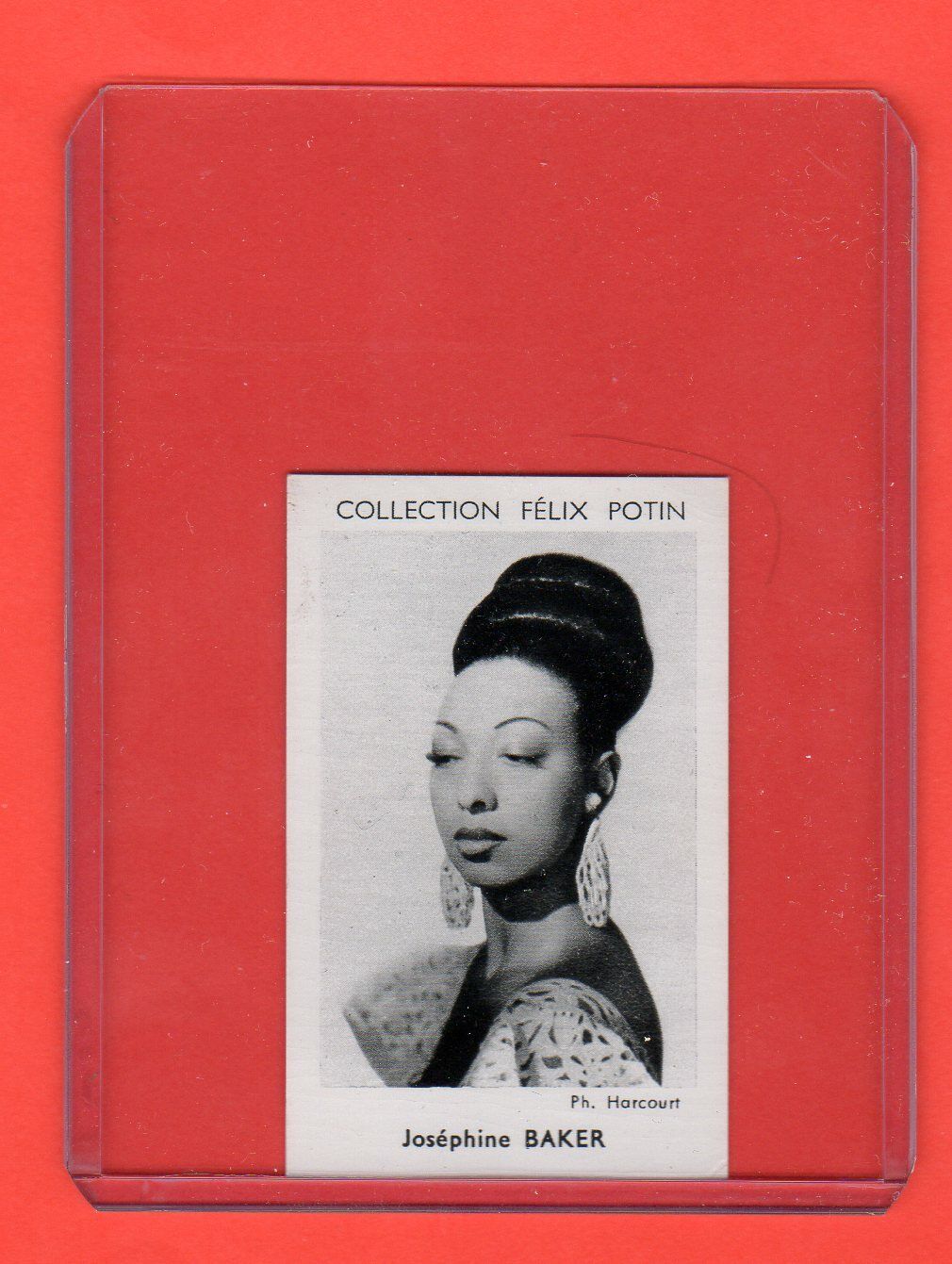 1952  Josephine Baker  Felix Potin  Card  Rare Low Pop