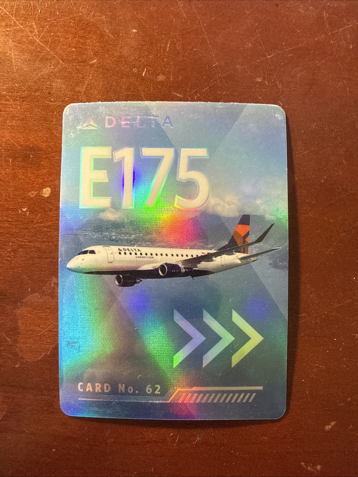 Delta Airlines Pilot Trading Card E175 CARD No. 62 (2022)