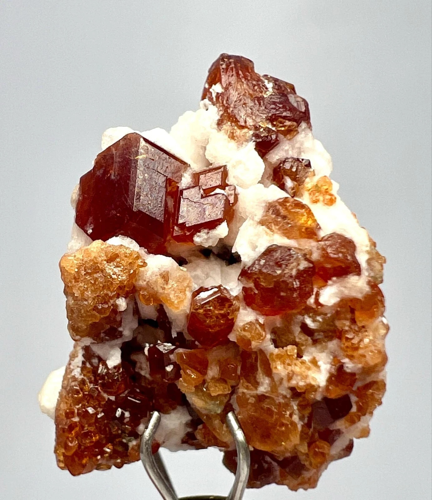 9.20 CT Red Garnet Crystals On Matrix From Nangarhar Afghanistan s33 9.20 CT Red Garnet Crystals On Matrix From Nangarhar Afghanistan s33