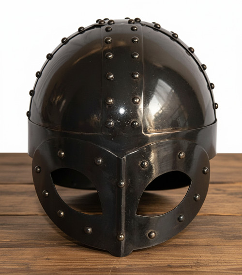 Viking Helmet: Gjermundbu Helmet , Warrior Costume - LARP, SCA