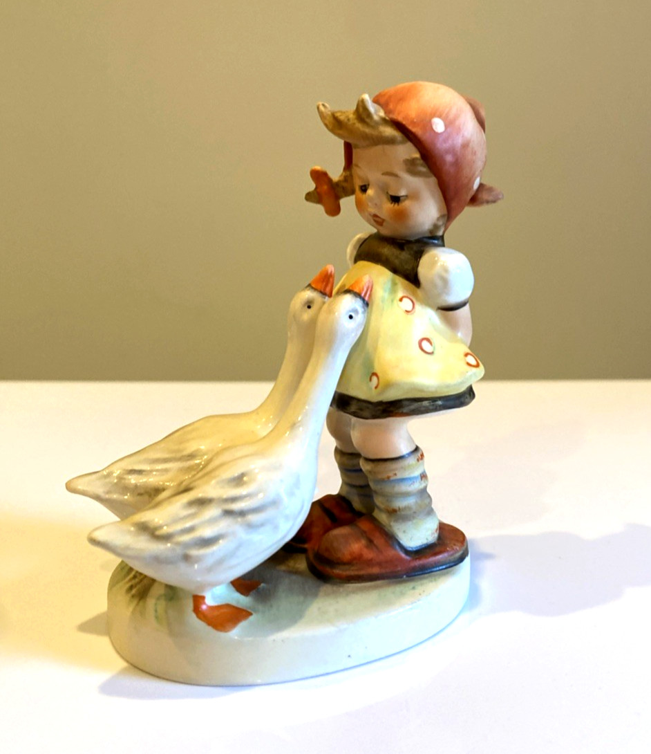Hummel Goebel “Goose Girl” 47/0 TMK‑6 W. Germany Figurine Vintage 4.5”