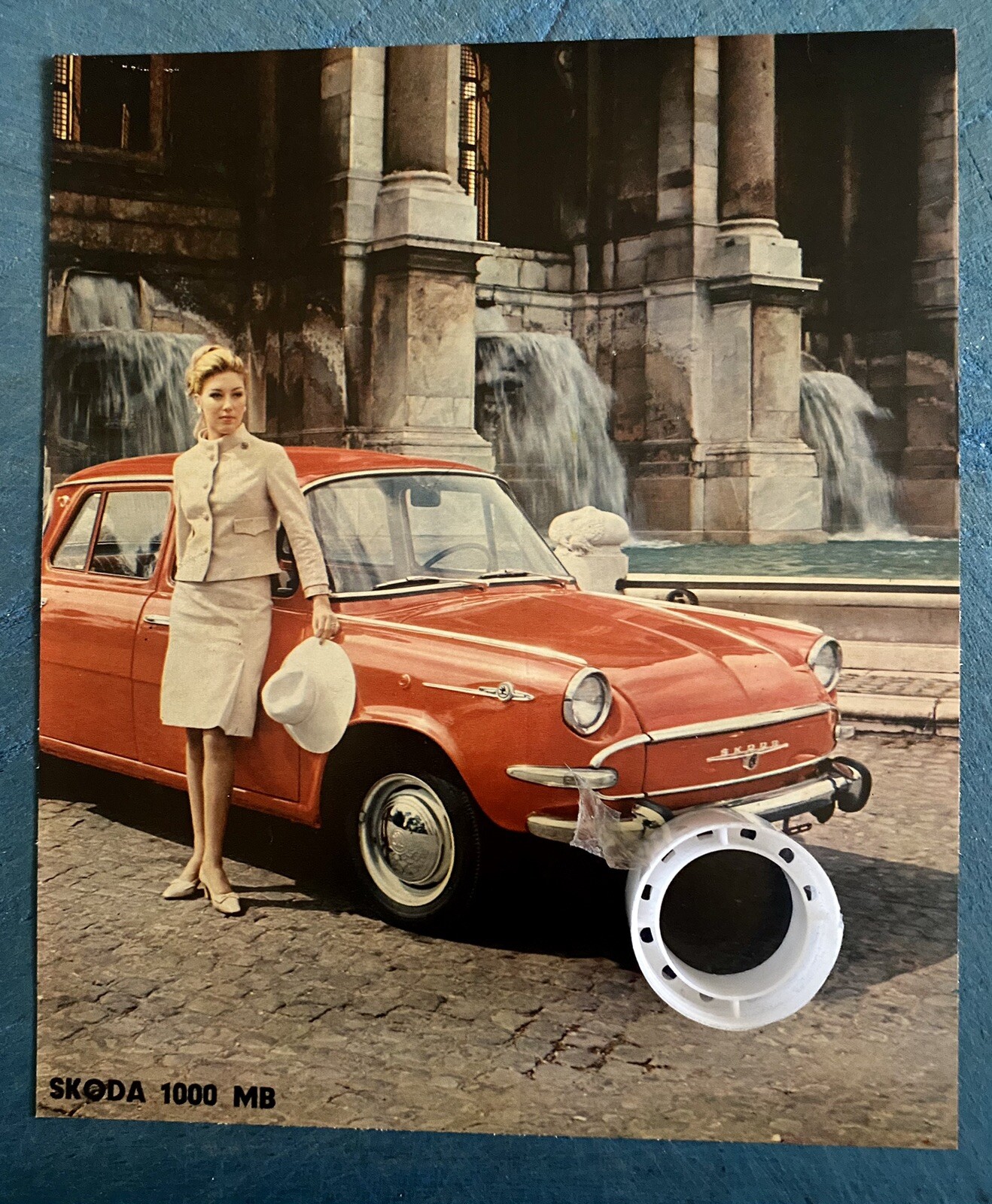Rare 1966 Skoda 1000 MB Advertising