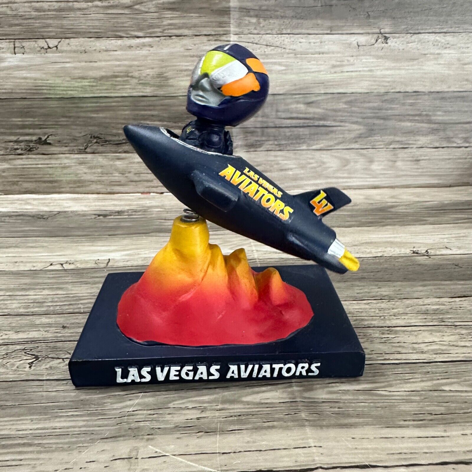 Las Vegas Aviator Bobblehead Jet Fighter MILB Minor League Baseball Collectible