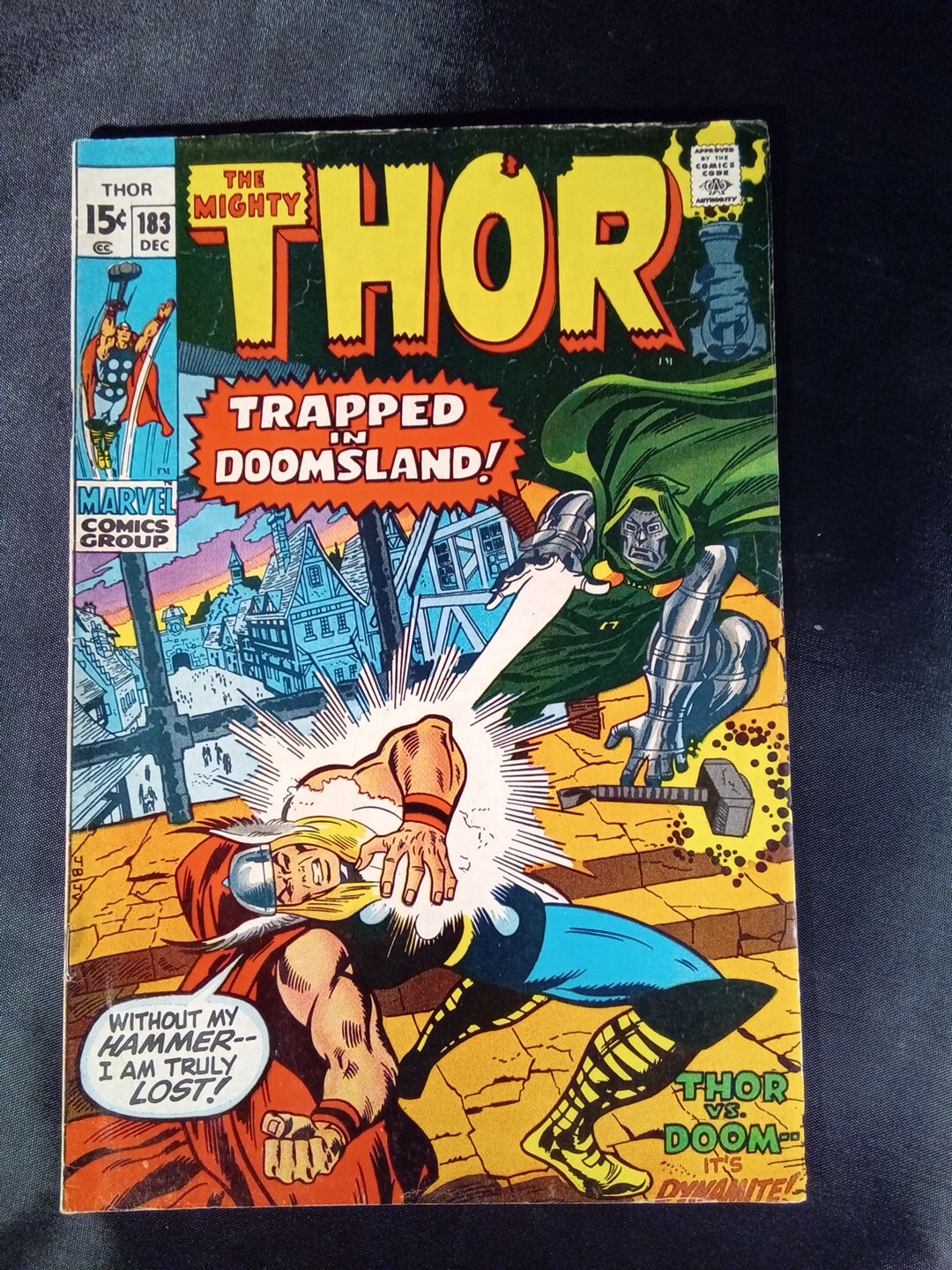 Thor #183 -  Trapped In Doomsland  1970 Comics