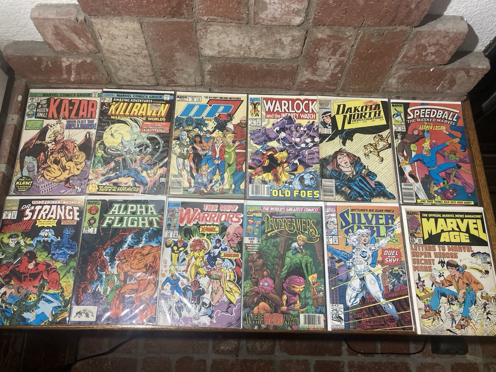Marvel Comics Lot of 12 - Bronze/Copper/90s Era - Ka-Zar, Killraven