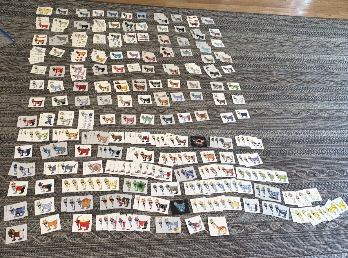Massive Goat USA Sticker Collection - 330+ Stickers Including Many Rares