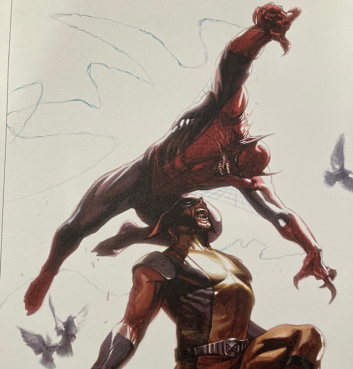 Secret Invasion #7 Limited Ed Giclee on Canvas Vampire Spiderman & Wolverine Secret Invasion #7 Limited Ed Giclee on Canvas Vampire Spiderman & Wolverine