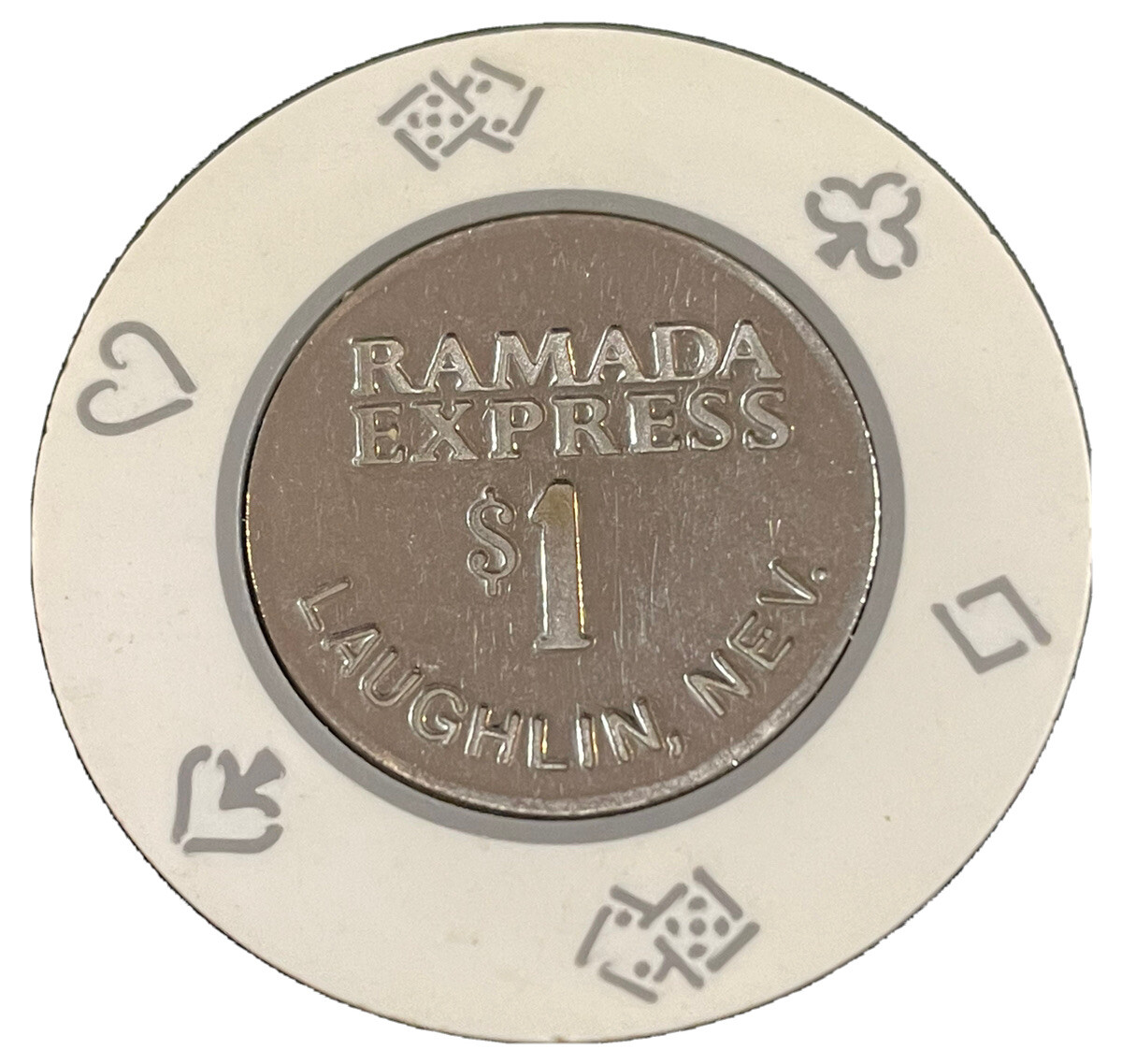 $1.00 Ramada Express Casino Chip Laughlin Nevada Poker Gaming Token Tropicana NV