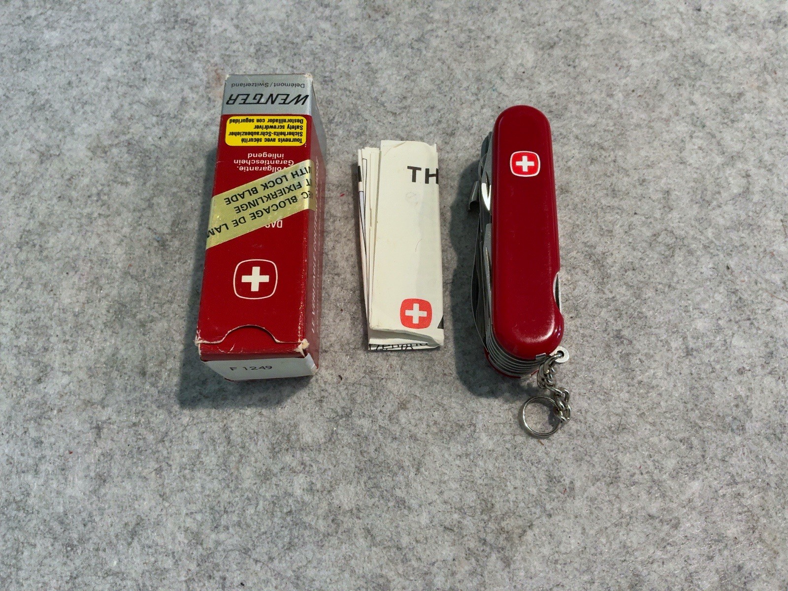 Wenger Swiss Army Knife Red Regal W/ Lock Blade 85mm New In Box
