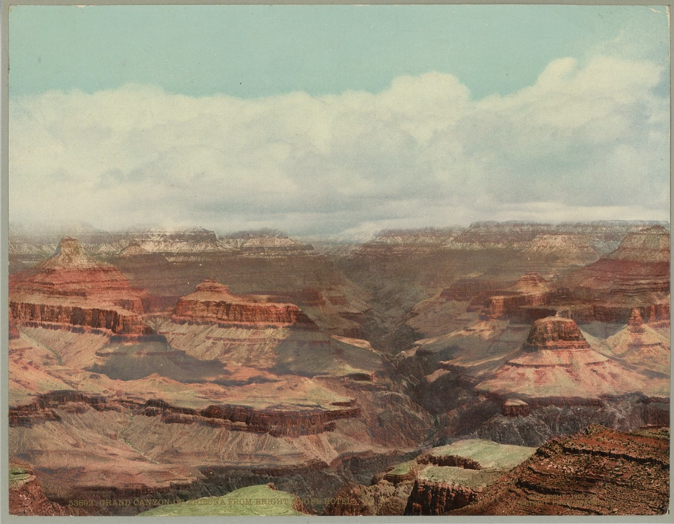 America, Grand Canyon Arizona Photochrome Detroit Company. photochromy, vi
