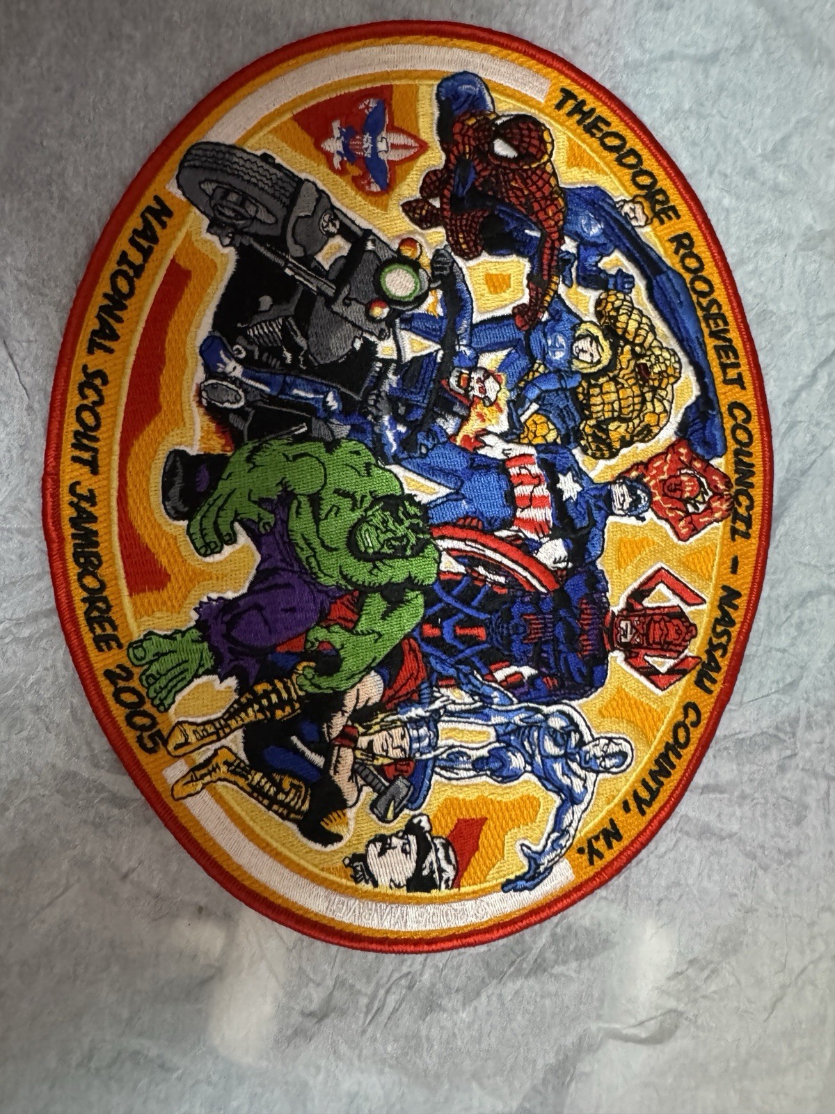 Marvel 2005 BSA Jamboree Theodore Roosevelt Council NY OA 412 10\